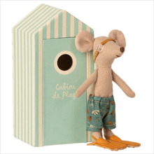 Load image into Gallery viewer, Beach mouse - big brother in cabin de plage