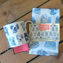 Load image into Gallery viewer, Blue dogs tea towel