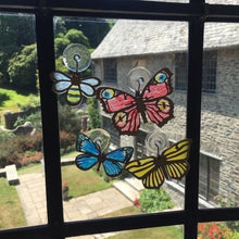 Load image into Gallery viewer, Butterflies & bees suncatcher kit in a tin