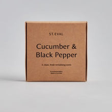 Load image into Gallery viewer, Cucumber & black pepper scented tin candle