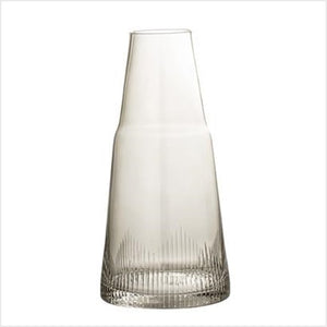 Glass decanter - brown