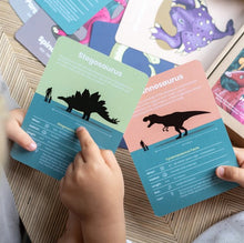 Load image into Gallery viewer, Dinosaur flashcards