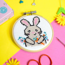 Load image into Gallery viewer, Mini cross stitch kit - Easter chick/bunny