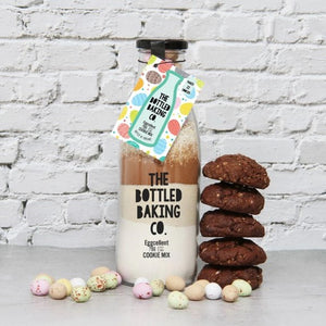 Eggcellent mini egg cookie mix in a bottle