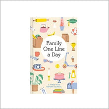 Load image into Gallery viewer, Family one line a day: a 3 year memory journal