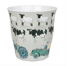 Load image into Gallery viewer, Kids melamine divider plate - on the farm