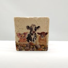 Load image into Gallery viewer, Kensington Collection - farmyard animals coasters x 2