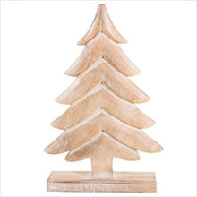 Load image into Gallery viewer, Wooden fir tree - small