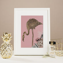 Load image into Gallery viewer, Mounted butterfly (white) A4 framed print