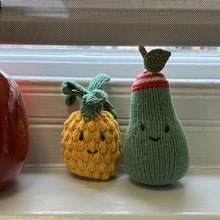 Load image into Gallery viewer, Knitted fruit rattles
