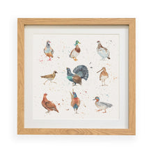 Load image into Gallery viewer, The British Collection: game birds framed print