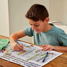 Load image into Gallery viewer, Garden, grow, eat! placemat to go - colour in & learn
