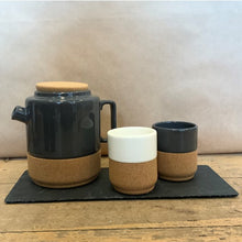 Load image into Gallery viewer, Earthware tea pot - storm
