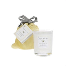 Load image into Gallery viewer, Honey spiced lavender scented candle - small