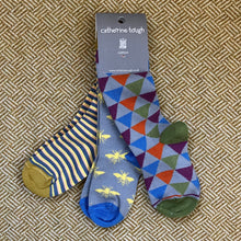 Load image into Gallery viewer, Kids knee socks - blue