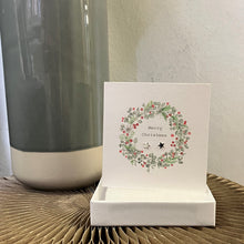 Load image into Gallery viewer, Boxed earring card - Christmas tree & rocking horse