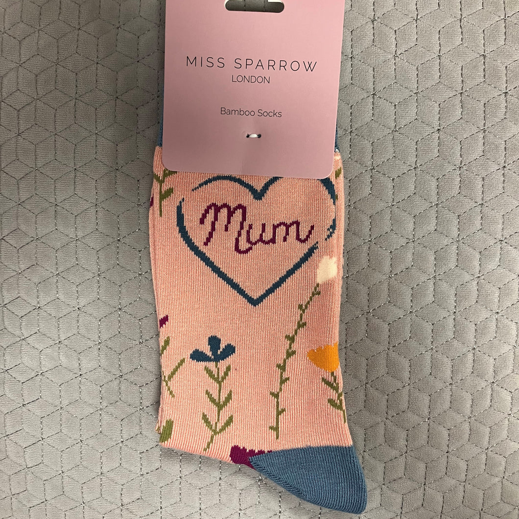 Mum socks - dusky pink