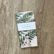 Load image into Gallery viewer, Tea towel - single fern
