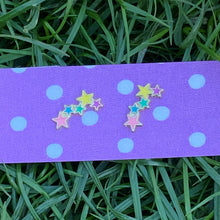 Load image into Gallery viewer, Stars enamel earrings