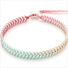 Load image into Gallery viewer, Iztac candy ombré silver woven bracelet
