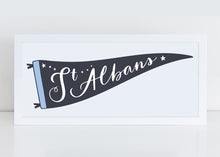 Load image into Gallery viewer, St Albans pennant framed print