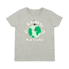 Load image into Gallery viewer, Kids earth t-shirt - grey