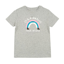 Load image into Gallery viewer, Kids rainbow t-shirt - grey