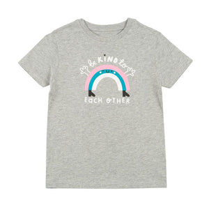 Kids rainbow t-shirt - grey