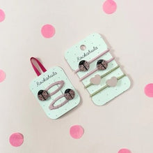 Load image into Gallery viewer, Lola ladybird glitter hair clips
