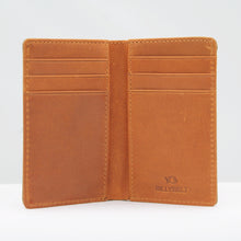 Load image into Gallery viewer, Leather card holder - khaki green