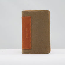 Load image into Gallery viewer, Leather card holder - khaki green