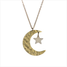 Load image into Gallery viewer, Luna moon pendant - large