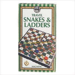 Magnetic travel snakes & ladders