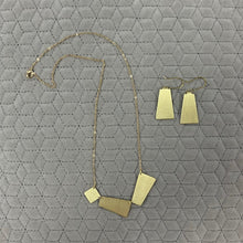 Load image into Gallery viewer, Maya brass hinge earrings

