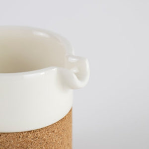 Earthware milk jug - cream