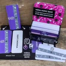 Load image into Gallery viewer, Quiz in a tin - mega music quiz