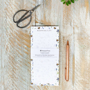 Wildflower meadows magnetic shopping list pad