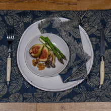 Load image into Gallery viewer, Fig tree double oven glove - dark slate