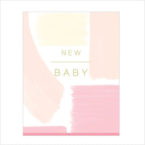 New baby pink card