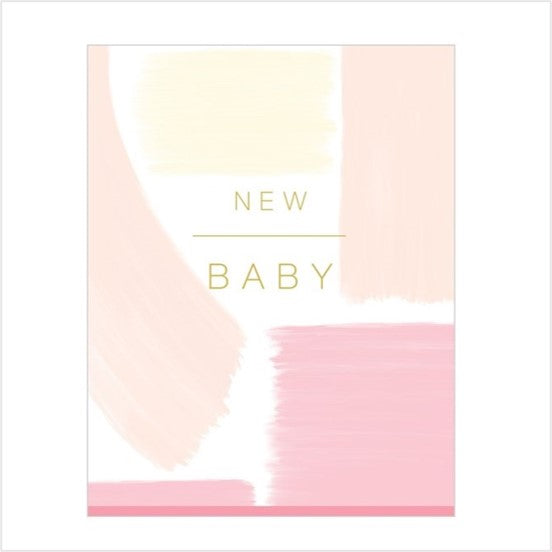 New baby pink card