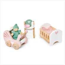 Load image into Gallery viewer, Dolls house nursery set