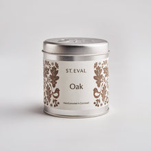Load image into Gallery viewer, Folk scented tin candle - oak