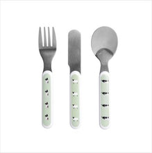 Load image into Gallery viewer, Kids melamine cutlery set - on the farm