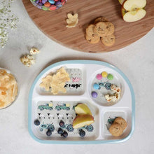 Load image into Gallery viewer, Kids melamine divider plate - on the farm