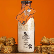 Load image into Gallery viewer, Paw-licking doggy carrot cake mix in a bottle
