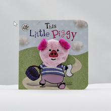 Load image into Gallery viewer, This little piggy finger puppet book
