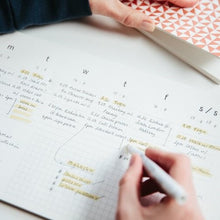 Load image into Gallery viewer, Desktop pad - weekly planner