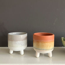 Load image into Gallery viewer, Mojave glaze planters - small