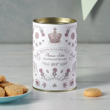 Load image into Gallery viewer, Queen's Platinum Jubilee shortbread biscuits