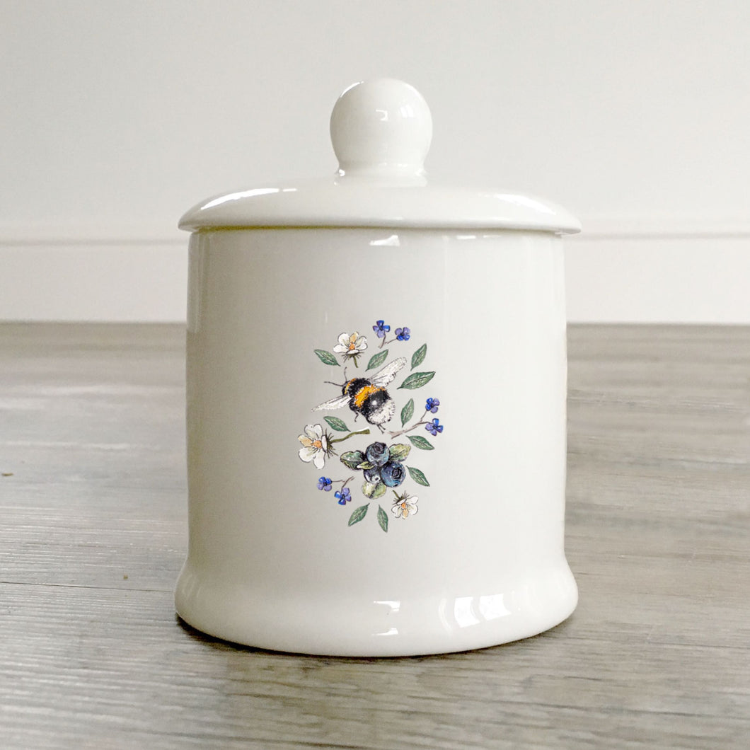 Wildflower meadows sugar & condiment pot (inc. gift box)